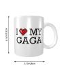 Abipuir Funny Coffee Mug For Men And Women I Love My Gaga Mug Mom Gift Funny Gifts view 2