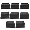 Bed Risers Heavy Duty, Oversized Furnitures Risers 6 inch Support 6000 lbs, Bed Table Rising Blocks, Fits for Couch, Sofa, Chair, Furniture Lifts (6 Inch Black 8 Pack) view 1