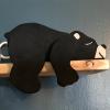 Bobbird Bear Ornament, Animal Wooden Matching Shelf Sitters Table Ornament Home Wooden Decor Hanging Off The Edge of a Shelf or Table - Bear Figurines Home Decor view 2
