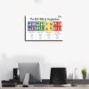 DEVENALSA Emotional Management Zones Of Regulation Educational Poster 4 Canvas Poster Bedroom Decor Sports Landscape Office Room Decor Gift Frame-style 20x30inch(50x75cm) view 3