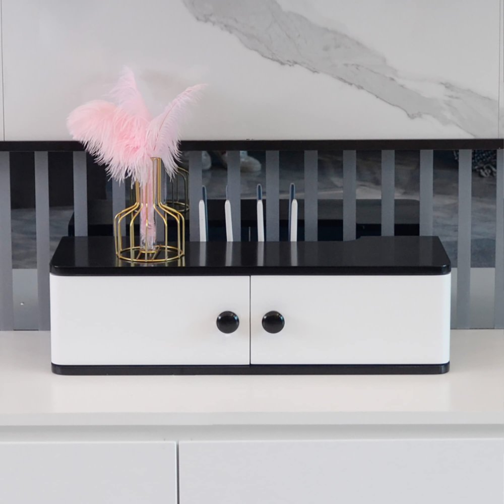 IBOWZ Floating TV Stand Cabinet Wall Storage Unit,Wall Shelf Floating Shelf Drawer Shelf Suitable for Living Room Bedroom