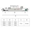 IBOWZ Floating TV Stand Cabinet Floating TV Stand Cabinet,Floating TV Shelf Media Stand Wall Mount Entertainment Unit Hanging TV Console(Size:140cm,Color:D) view 2