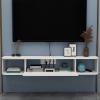 IBOWZ Floating TV Stand Cabinet Floating TV Stand Cabinet,Floating TV Shelf Media Stand Wall Mount Entertainment Unit Hanging TV Console(Size:140cm,Color:D) view 4