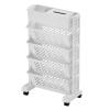 AMONIDA Mobile Shelf, Compact Rotating Removable Organizer Shelf for Office (5 Layer) view 4
