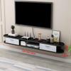 IBOWZ Floating TV Stand Cabinet Hanging TV Console,Floating TV Stand Cabinet with 2 Drawers,Audio view 2