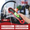 AWLKIM Digital Meat Thermometer, Instant Read Thermometer, Red view 4