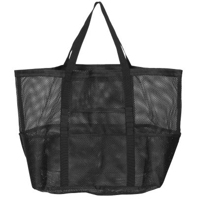 BESPORTBLE Mesh Swim Beach Tote Bag with Zipper Pocket for Women, Large