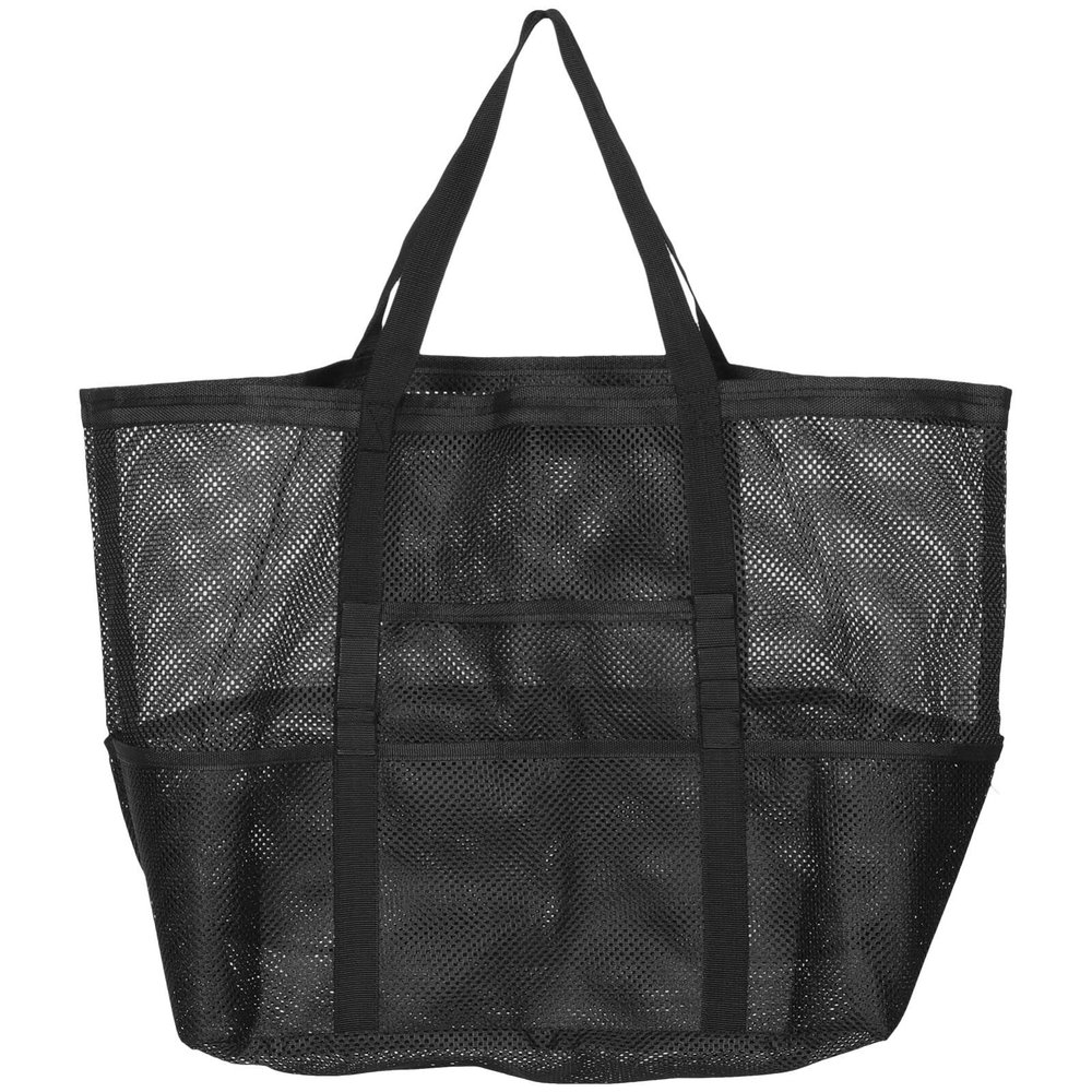 BESPORTBLE Mesh Swim Beach Tote Bag with Zipper Pocket for Women, Large