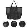 BESPORTBLE Mesh Swim Beach Tote Bag with Zipper Pocket for Women, Large view 2