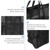 BESPORTBLE Mesh Swim Beach Tote Bag with Zipper Pocket for Women, Large view 4