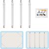 4Pcs Adjustable Bed Sheet Straps Clips, Elastic Mattress Sheet Fasteners Holder and Suspenders, Grippers to Hold Sheet, Mattress, Sofa, Couch, Table Cloth, Recliner Ironing Board Cover and More view 1