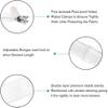 4Pcs Adjustable Bed Sheet Straps Clips, Elastic Mattress Sheet Fasteners Holder and Suspenders, Grippers to Hold Sheet, Mattress, Sofa, Couch, Table Cloth, Recliner Ironing Board Cover and More view 2