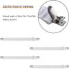 4Pcs Adjustable Bed Sheet Straps Clips, Elastic Mattress Sheet Fasteners Holder and Suspenders, Grippers to Hold Sheet, Mattress, Sofa, Couch, Table Cloth, Recliner Ironing Board Cover and More view 4