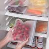 Silicone Food Storage Bag Reusable Stand Up Zip Shut Bag Leakproof Containers Fresh Bag Food Storage Bag Fresh Wrap Ziplock Bag (Color : 20 22 cm) view 3