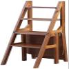 Wooden Step Stool,Shoe Rack Multi-Function Household Folding Ladder Stool, Four-Step Ladder Chair, Shoe Rack, Flower Rack, Kitchen Step Stool Step Stool view 1