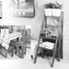 Wooden Step Stool,Shoe Rack Multi-Function Household Folding Ladder Stool, Four-Step Ladder Chair, Shoe Rack, Flower Rack, Kitchen Step Stool Step Stool view 3