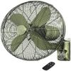 Scpantkend Wall Fan 18 Inch Electric Cooling Fan Remote Control Ventilation Quiet A ++ Efficient Ventilation 3 Speed Oscillating Fan (Color : Green Bronze, Size : 18inch) view 1