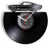 Modern Roman Numerals Wall Clocks 12 Inch Wall Clock Retro Cars Wall Art Vinyl Record LP Wall Clock Transportation Wall Art Automobile Silent Movement Clock Decor view 1