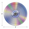 Beistle 24 Piece CD Paper Plates 1990's Retro Tableware For Throwback 90's Theme Party Supplies, Celebrating With You Since 1900 view 2
