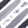 EZSMITH Knife Making Kit - M63 - DIY Folding Knife Series - (Parts Kit) - (w/Black G10 Handle Scales) - (Gift Boxed) - (USA Design) - (by KnifeKits) view 4