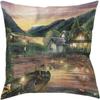 BLACK FOREST DECOR Lake Scene Decorative Pillow view 1