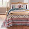 Greenland Home Thalia Quilted Bedding Set, 3-Piece Jumbo Queen, Tango, One Set view 2