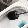 ROHNES Wall Hanging Toilet Brush and Holder Set Space Aluminum Toilet Bowl Brush Toilet Cleaner Brush Bathroom Storage Cleaning view 3