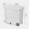 DYPASA Garbage Recycling Bin 26L Narrow Wet and Dry Classification Waste Bin with Wheels Foot-Operated Trash Can Household Trash Can with Lid for Living Room, Kitchen, Bedroom Kitchen Trash Can view 2