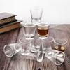 BTGLLAS Heavy Base Shot Glasses, 1.5 oz Sets of Clear Shot Glass (6 Pack), Measuring Cup for Espresso, Liquid, and Wine - Heavy Glass (Glass, 6Pack) view 2