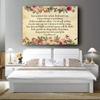 1 Corinthians 13 Love is Patient Love is Kind Bible Verse Posters Art Deco Wall Hanging Decorations for Hallway Contemporary Canvas for Living Room (12x18inch(30x45cm),Framed) view 3