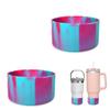 2Pcs Silicone Bumper Boot for Stanley Quencher Adventure 40oz Tumbler with Handle & Stanley IceFlow 20oz 30oz, Protective Water Bottle Bottom Sleeve Cover, Stanley Tumbler Accessories (Blue-violet) view 1