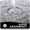OLANLY Bathroom Rugs 24x16, Extra Soft and Absorbent Microfiber Bath Mat, Non-Slip, Machine Washable, Quick Dry Shaggy Bath Carpet, Suitable for Bathroom Floor, Tub, Shower (Small, Dark Grey) view 4