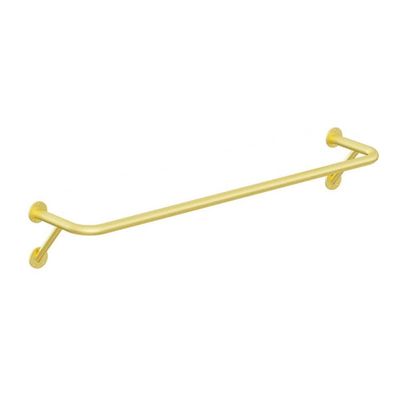 Etlegor Clothes Rack Wall Mount, Wall-Mounted Clothing Shop Display Rack Heavy Duty Hanging Clothes Rack Detachable Garment Bar Multi-Purpose Hanging Rod for Closet (Color : Gold, Size : 80cm)