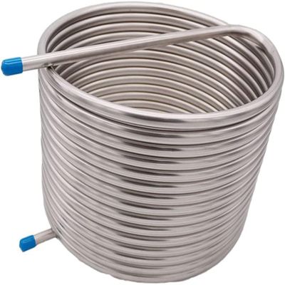 BTURYT Heat Exchange Recirculating Mash System, Stainless Steel Coil Hot Liquor Tank Chiller 1/2 Tubing