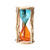 Tontaly Wooden and Glass Hourglass 15 Minute Timer Home and Office Decor Handmade Time Management Tool view 1