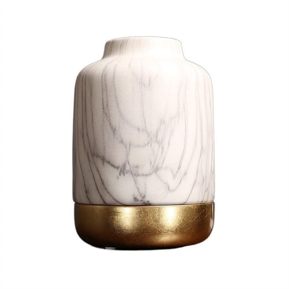 TATSEN Flower Vase Simple Modern Vase Decoration Living Room Porch Creative Table Decorative Vase Light and Luxurious Ceramic Vase Vases for Centerpieces (Size : 22.5CM)