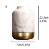 TATSEN Flower Vase Simple Modern Vase Decoration Living Room Porch Creative Table Decorative Vase Light and Luxurious Ceramic Vase Vases for Centerpieces (Size : 22.5CM) view 2