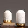 TATSEN Flower Vase Simple Modern Vase Decoration Living Room Porch Creative Table Decorative Vase Light and Luxurious Ceramic Vase Vases for Centerpieces (Size : 22.5CM) view 4