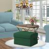 Custom Made Ektorp Footstool Velvet Replacement Covers Fits IKEA Ektorp Ottoman,Ektorp Sofa Cover,Only Cover.(Don't Fit Uppland Series Sofa) (Retro Green) view 3