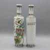 TATSEN Flower Vase Pastel Flowers and Birds Picture Vase Porcelain Antique Ornaments Vases for Flowers view 3