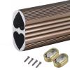 20 30 40 50 60 Inch Closet Hanging Rod Aluminum, Heavy Duty Wardrobe Pole for Laundry Room/ Cabinet/ Loft With Socket Set, 3mm Thick Valet Rod Hotel Home Office ( Color : Champagne , Size : 75cm/29.5 view 1