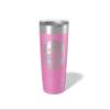 Alterd Industries Lacrosse Coach Gift - insulated tumbler with lid, travel coffee mug, personalized stainless steel cups, 20 oz tumbler, girl sports coaches (20oz Tumbler, Lilac) view 1