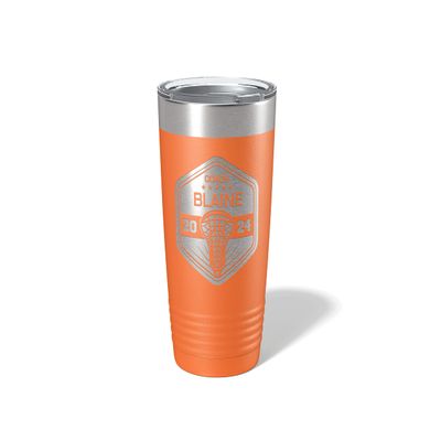 Alterd Industries Lacrosse Coach Gift - insulated tumbler with lid, travel coffee mug, personalized stainless steel cups, 20 oz tumbler, girl sports coaches (20oz Tumbler, Orange)