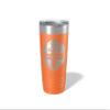 Alterd Industries Lacrosse Coach Gift - insulated tumbler with lid, travel coffee mug, personalized stainless steel cups, 20 oz tumbler, girl sports coaches (20oz Tumbler, Orange) view 1