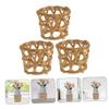 OFFSCH 3pcs Straw Cup Cover Wicker Cup Sleeves Heat Resistant Skidproof for Glass Plastic Insulated Mugs view 2