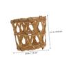 OFFSCH 3pcs Straw Cup Cover Wicker Cup Sleeves Heat Resistant Skidproof for Glass Plastic Insulated Mugs view 3