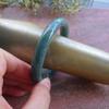 Certified Green Burma 100% Natural A Jade Jadeite Circle Bangle Bracelet 59 mm  566096 GS view 4