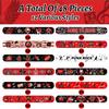 YYMYMGJ 48PCS Rock and Roll Party Favors Slap Bracelets Wristbands Rock Star Party Decorations Supplies for 80s 90s Born to Rock Rock Fake Musician Guitar Rap Theme Party view 3