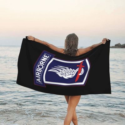 173rd Airborne Beach Towel Quick-Dry Bath Towel Lightweight Portable for Summer