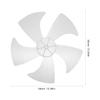 DOITOOL 14 Inch Fan Blade Replacement Universal Plastic Standing Fan Blades 5 Leaves with Nut Cover Table Fanner Leaves - Easy to Install view 3